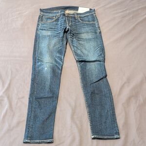 Men's Rag & Bone Skinny Jeans, Size 32, Slightly Distressed